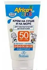 Крем с/з дет Floresan Africa KIDS На суше/море SPF50 150мл, фото №1
