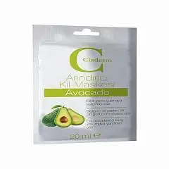 Маска д/л глиняная Claderm Avocado саше 20мл, фото №1