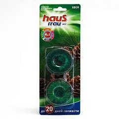 Чистящее средство для унитаза Haus Frau табл., хвоя 50г, фото №1