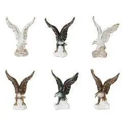 Фигурка декоративная "Орел" д10 ш9 в12,5см, 6в., фото №1