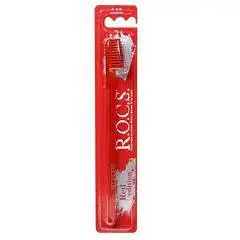 Зубная щетка R.O.C.S. PRO Red Edition Classic средняя, фото №1