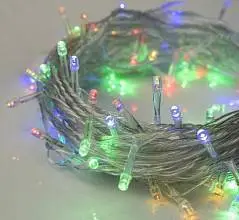 Гирлянда эл. LED-100-220V, 10м, силикон, 8р, мульти, фото №1