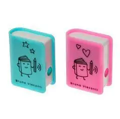 Точилка с контейнером и ластиком "FUNSHARP. КНИГА", фото №1