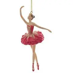 Украшение елочное "Балерина", L7 W5 H14 см, фото №1
