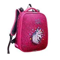 Ранец каркасный "Единорог" мультиколор, фото №1