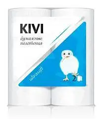 Полотенца бумажные KIVI 2 сл 2 рул, фото №1