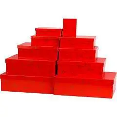 Коробка подарочная "Золотые лошадки" прямоуг 28,5*18,5*12 см 1, фото №1