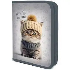 Пенал без наполнения "Cat in Hat" 20х13х4 см, фото №1