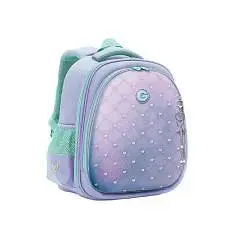 Рюкзак школьный Grizzly с обвесом 2отд лаванда, фото №1