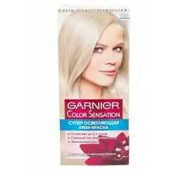 Краска д/в Garnier Color Sensation 910 Пепельно-серебристый Блонд, фото №1