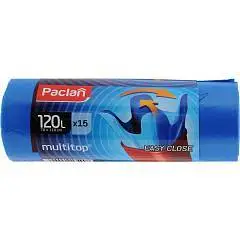 Пакеты для мусора 120л 15шт Multitop 25 мкм, фото №1