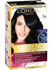 Краска д/в L`Oreal Paris Excellence 100 Чёрный, фото №1