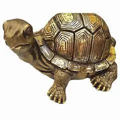 Фигура Черепаха средняя Н-18см,L-30cм бронза, фото №1