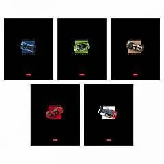 Тетрадь 48л КЛЕТКА "Luxury expensive cars", фото №1