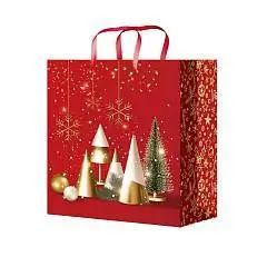 Сумка подарочная "Зимний модерн" 18x23x10 см, фото №1