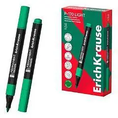 Перманентный маркер ErichKrause P-170 light, зеленый, фото №1