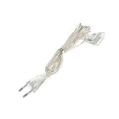 Удлинитель для гирлянды, 5 м, прозрачная нить, фото №1