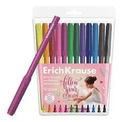 Фломастеры EK Pointes 12цв в футляре, фото №1