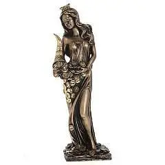 Фигура Фортуна, золото, 11х10х38см, фото №1