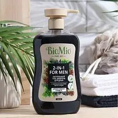 Гель д/душа BioMio Мята кедр 650мл, фото №1