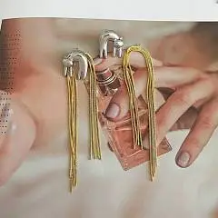 Серьги-джекеты, фото №1
