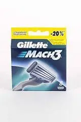Сменные касеты муж Gillette Mach3, 8шт, фото №1