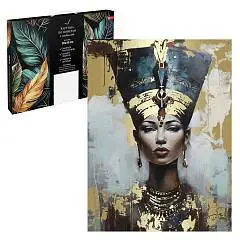 Картина по номерам поталь Египетская царица  30*40см 14цв, фото №1