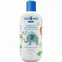 Средство д/купания дет Лапочка от макушки до пяток 0+, 400мл, фото №1
