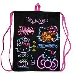 Мешок д/обуви Hello Kitty 1 отд, 370*470 мм, 210 ден, черн, фото №1