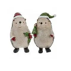 Фигурка декоративная "Ежик", L10,5 W10 H18 см, 2в., фото №1