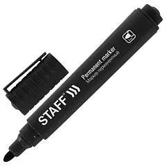 Маркер перманентный STAFF "Basic Budget PM-125" черный, фото №1