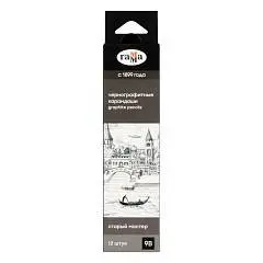 Карандаш чернографитный Гамма "Старый мастер" 9B, фото №1