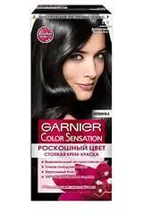 Краска д/в Garnier Color Sensation 1.0 Драгоценный черный агат, фото №1