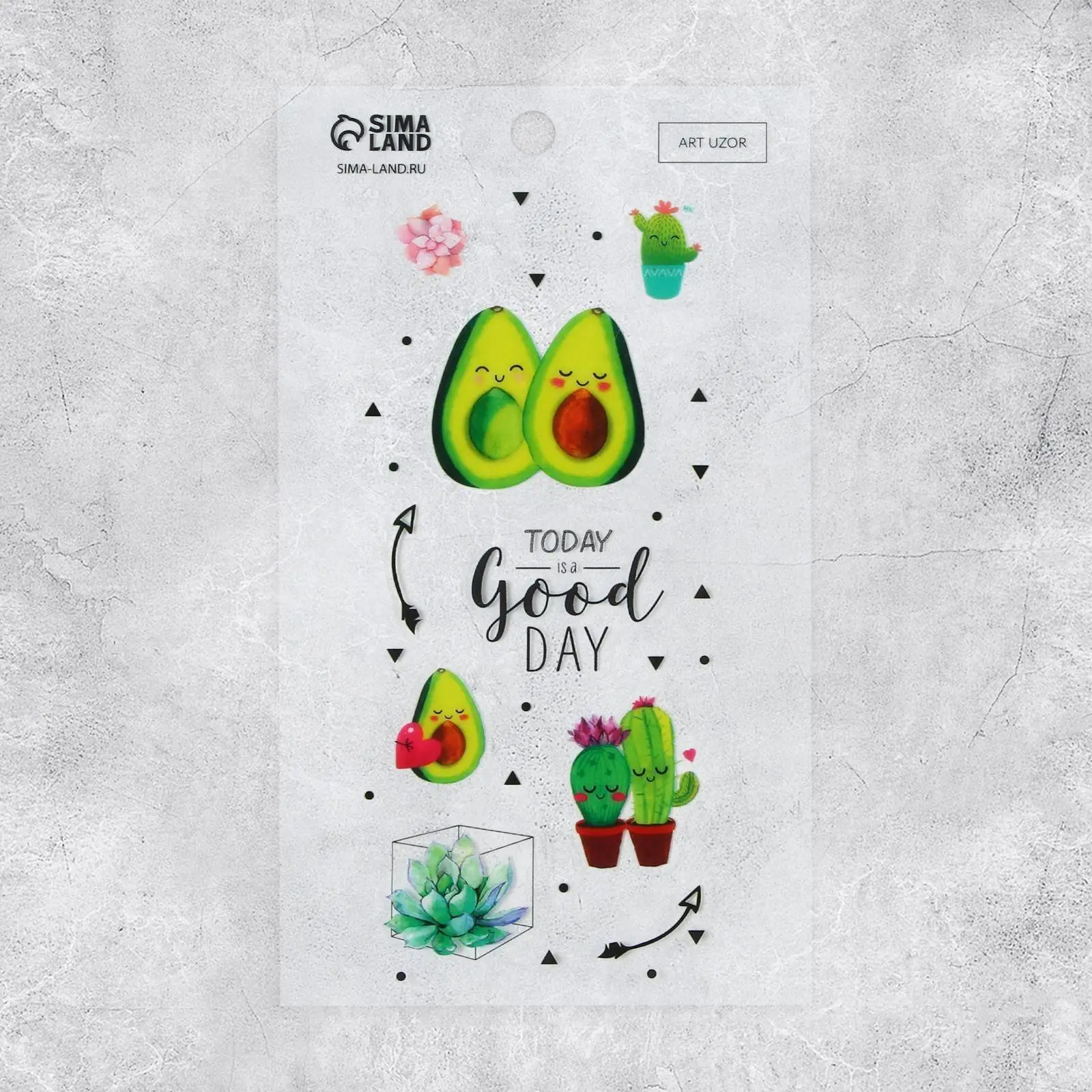 Наклейка для телефона Today is a good day, 9х17см, фото №1