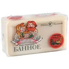 Мыло туалетное Банное, 140г, фото №1