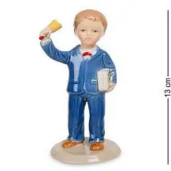 Фигурка Мальчик Школьный праздник фарфор CMS-58/5, фото №1