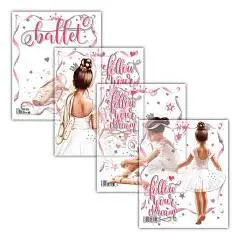 Обложка для тетради EK "Пуанты" 212х347мм, 80 мкм, 1шт., фото №1