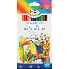 Карандаши цветные Гамма "Классические" 12цв шестигр, фото №1