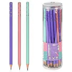 Карандаш чернографитный Fenix "Сердца" HB, круглый, фото №1