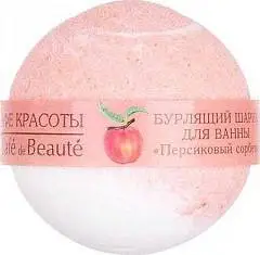 Бурлящий шар д/в Кафе Красоты Персиковый сорбет 120г, фото №1