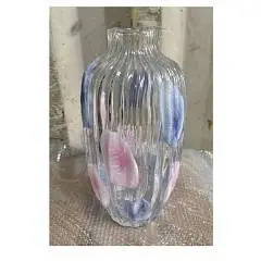 Ваза настольная 18*38 cm, прозрачное стекло, арт.7123, фото №1