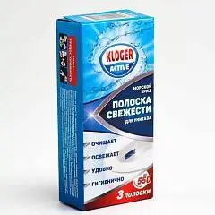 Чистящее средство для унитаза Kloger полоски, морской бриз 10г, фото №1