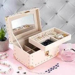 Шкатулка для ювелирных украшений, 22*15,5*12,5см, фото №1