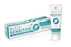 Зубная паста R.O.C.S. SENSITIVE Отбелив и восстановл 75мл/94г, фото №1