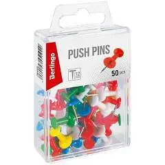 Кнопки-гвоздики "Berlingo" 50 шт., пласт.упак., фото №1