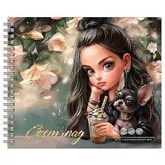 Скетчпад A5+ 168*195мм 30л Мулатка с собачкой 160г греб, фото №1