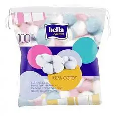 Ватные шарики "Bella" 100шт, фото №1