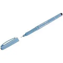 Ручка капиллярная "Document" черная, 0,1мм, фото №1