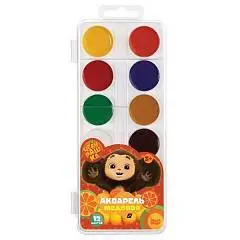 Акварель 12цв Мульти-Пульти б/к Чебурашка, фото №1
