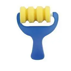 Валик Поролоновый 70мм фигурный вертикполоски ЗХК, фото №1